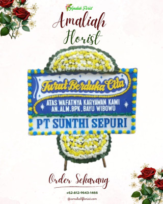 Papan Bunga Duka di Siong