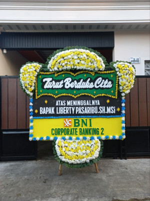 Papan Bunga Duka di Siong