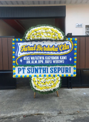 Papan Bunga Duka di Siong