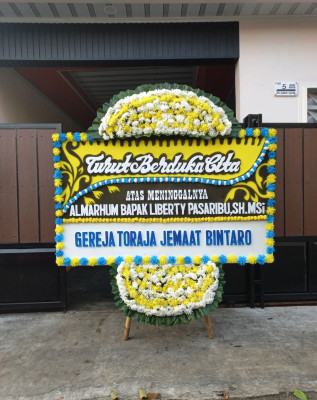 Papan Bunga Duka di Siong