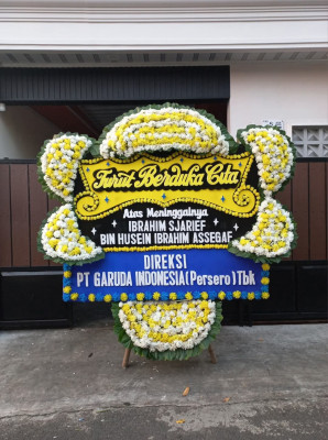 Papan Bunga Duka di Siong