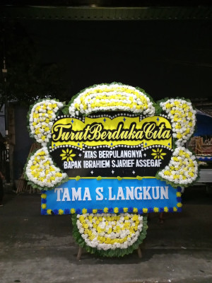Papan Bunga Duka di Siong