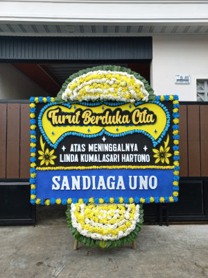 Papan Bunga Duka di Siong